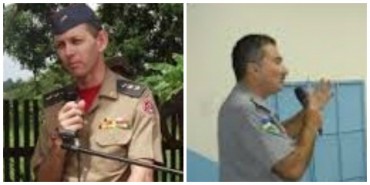 Nem no Gúgol encontrei fotos dos dois coronéis juntos. Tive que "juntá-los"