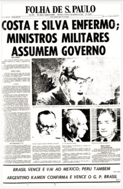 Capa da Folha de 01/09/1969