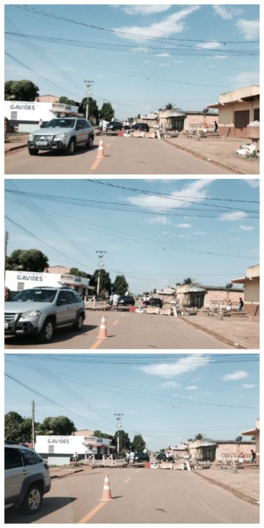 Rua interditada, o jeito é voltar