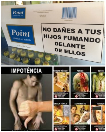 Aqui perto vende um cigarro "importado", que faz menos "mal" que os nossos...