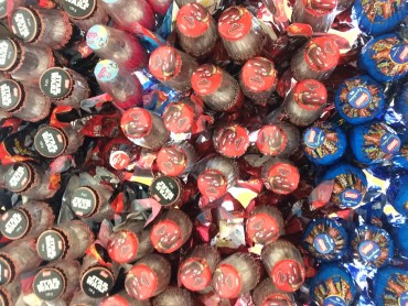 Só verei ovos de páscoa assim: no expositor do supermercado. Não sou ryco!