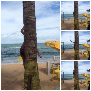 Em uma praia de Porto Seguro - BA, Jan2014