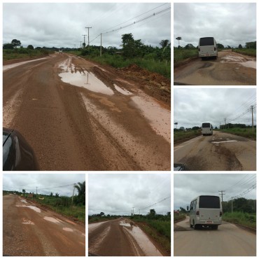 Fotos na pista sentido Ariquemes - Candeias (Marcela Ximenes)