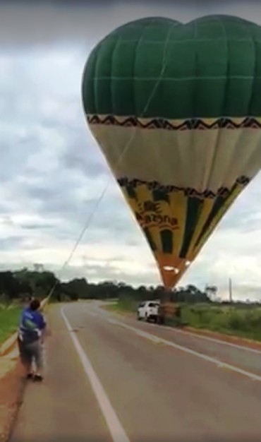 André "tombando" o bicho
