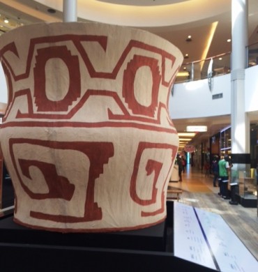 Representação de vaso que foi encontrado na ilha do Presídio