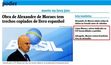 O preço da indicação é alto )Reprodução da Folha S.Palo edição de 09021016)