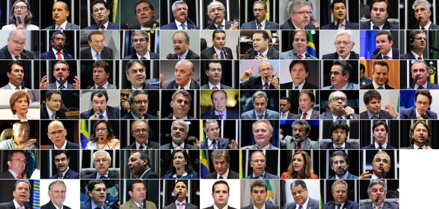 Mosaico dos investigados (Foto Editoria de fotos/G1)